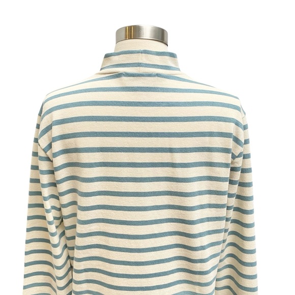 YMC Long Sleeve Striped Mock Neck Top - Picture 6 of 8